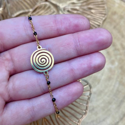 Bracelet connecteur spirale