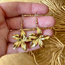 paire de boucles d'oreilles fleurs