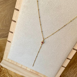 Collier doré en Y BELLA