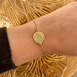 bracelet femme spirale