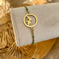 Bracelet doré MONTAGNE 3