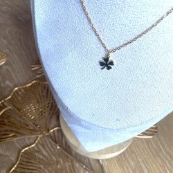 Collier doré TREFLE