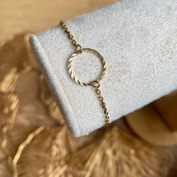 Bracelet doré CERCLE...