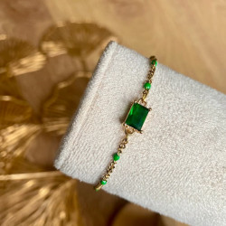 Bracelet doré EMERAUDE