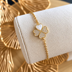 Bracelet doré TREFLE