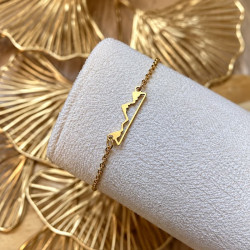 Bracelet doré ALPES