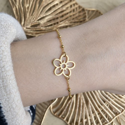 Bracelet doré FLEUR