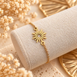 Bracelet doré SUN