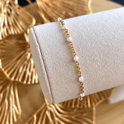 Bracelet doré BLANCHE