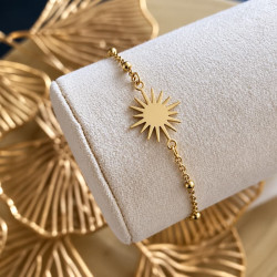 Bracelet doré SOLEIL