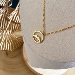 Collier doré MONTAGNE