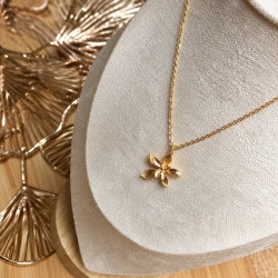 Collier doré FLORA