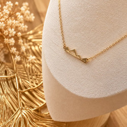 Collier doré ALPES