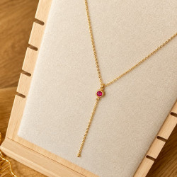 Collier doré en Y BELLA