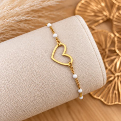 Bracelet doré LOVE