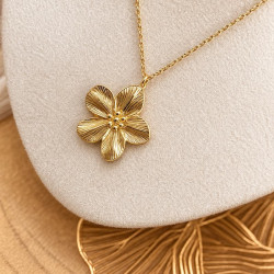 Collier doré TAHITI