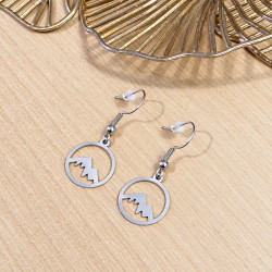 Boucles d'oreilles dorées...