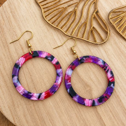 Boucles d'oreilles dorées...